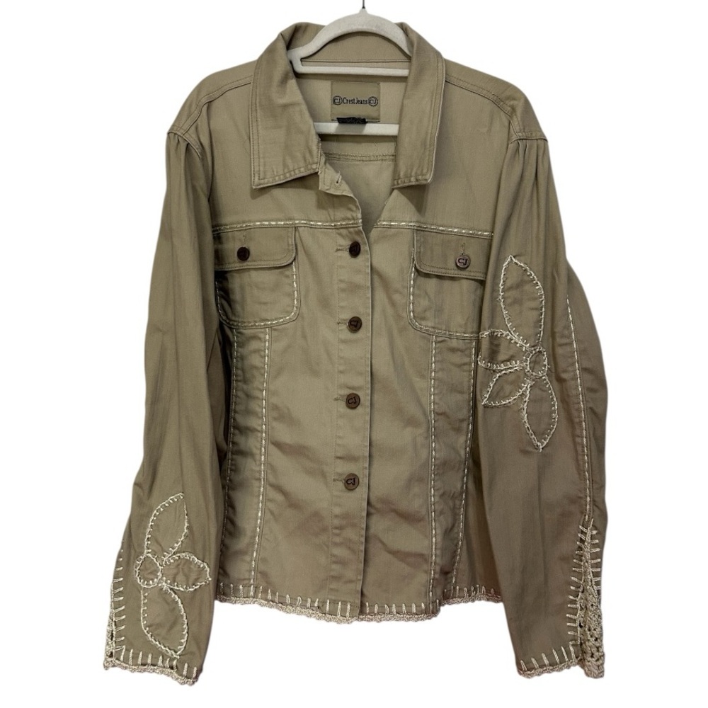 Crest Jeans Vintage Tan Jean Jacket